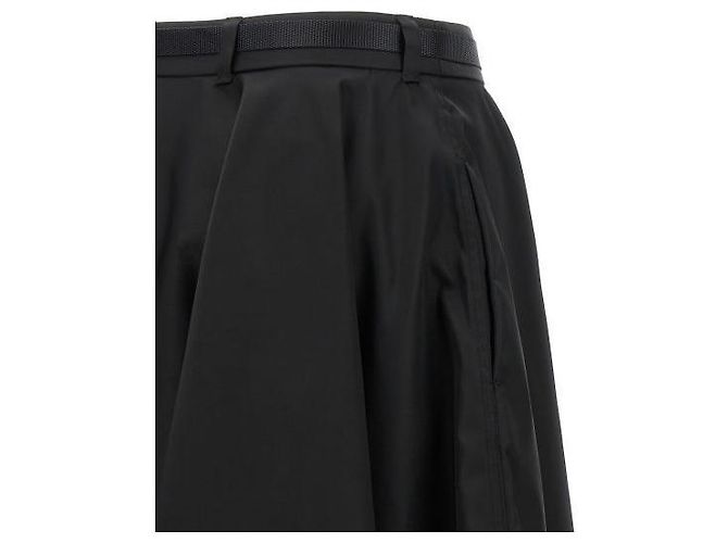 Falda Prada Re-Nylon Negra Negro - vista 6
