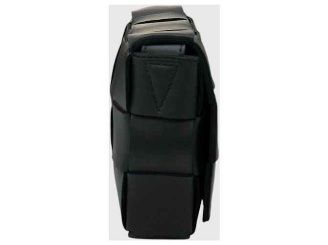Bottega Veneta Borsa Cassette Small Intrecciato Nera Nero - vista 5
