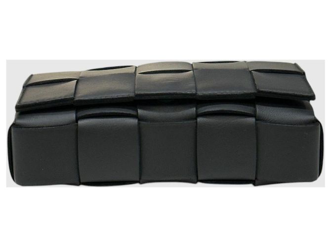 Bottega Veneta Borsa Cassette Small Intrecciato Nera Nero - vista 8