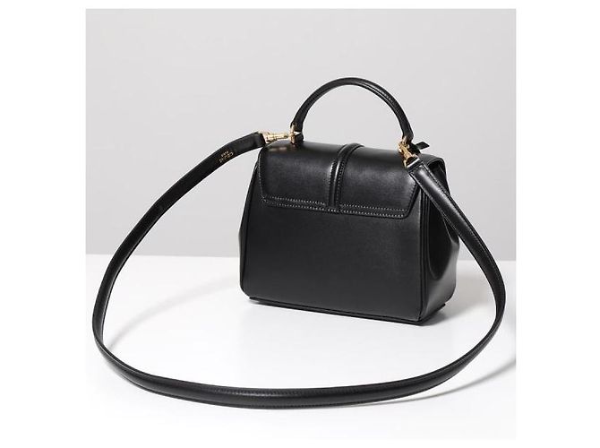 16 Céline MINI BORSA IN VITELLO SATINATO Nero - vista 4