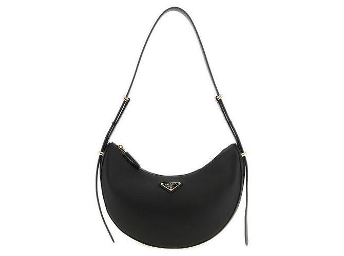 Prada Borsa a Tracolla in Pelle Arke Nero - vista 3