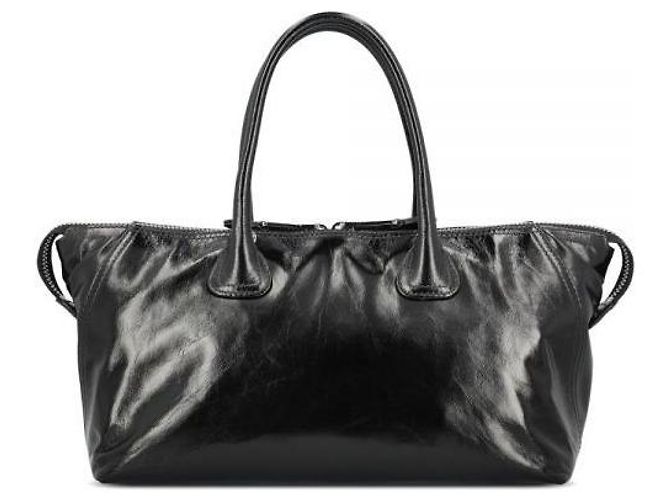 Borsa a mano Miu Miu in pelle lucida nera Nero - vista 4