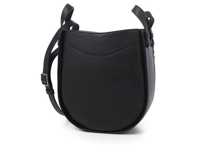 Loewe Borsa Hammock Slice in vitello lucido Nero - vista 5