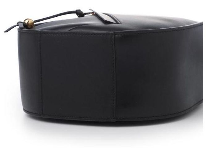 Loewe Borsa Hammock Slice in vitello lucido Nero - vista 6