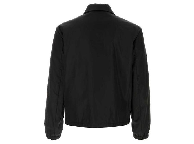 Giacca Bomber Prada in Nylon Nero - vista 4
