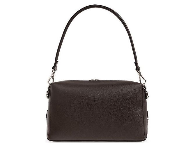 Fendi Lederhandtasche Mittel Braun Schokolade - Ansicht 4