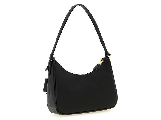 Prada Mini borsa in pelle Saffiano Reedition Nero - vista 4