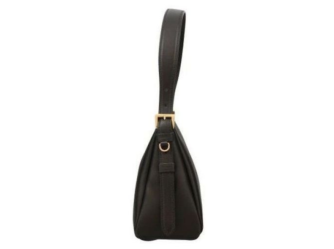 Prada Borsa a tracolla media in pelle Nero - vista 7