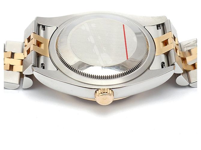 Rolex Orologio Combinazione Uomo Datejust con Quadrante Computer e Diamanti Originali Giallo - vista 13