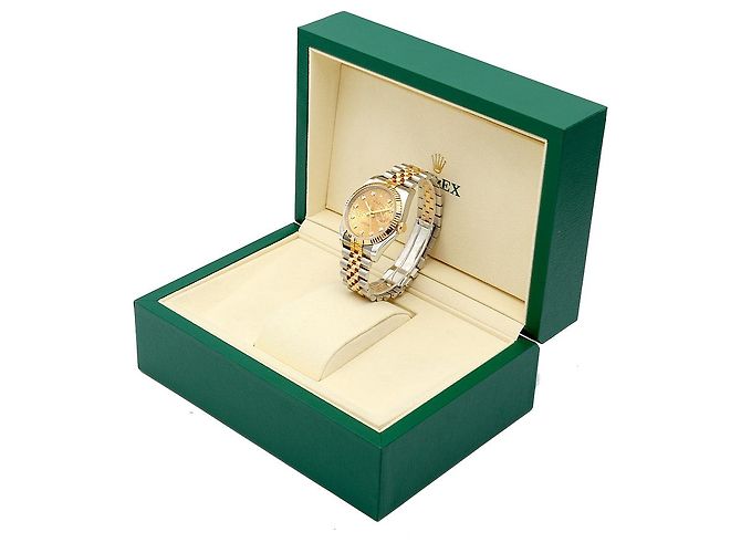 Rolex Orologio Combinazione Uomo Datejust con Quadrante Computer e Diamanti Originali Giallo - vista 25