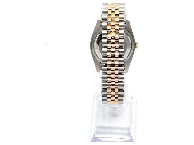 Rolex Orologio Combinazione Uomo Datejust con Quadrante Computer e Diamanti Originali Giallo - vista 6