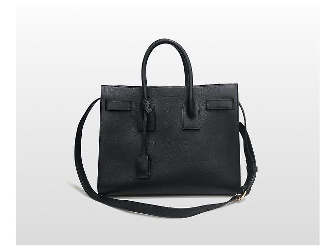 Saint Laurent Picca borsa a tracolla nera Nero - vista 10