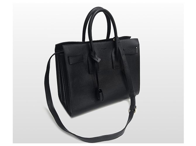Saint Laurent Picca borsa a tracolla nera Nero - vista 3