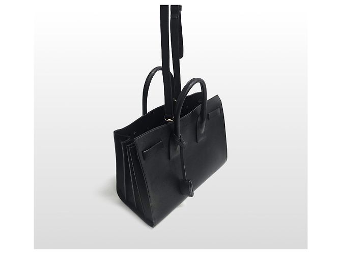 Saint Laurent Picca borsa a tracolla nera Nero - vista 7