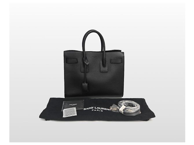 Saint Laurent Picca borsa a tracolla nera Nero - vista 9