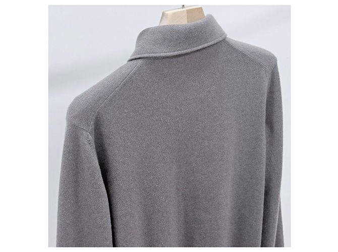 Brunello Cucinelli Kaschmir-Strickpolo Grey Braun - Ansicht 5