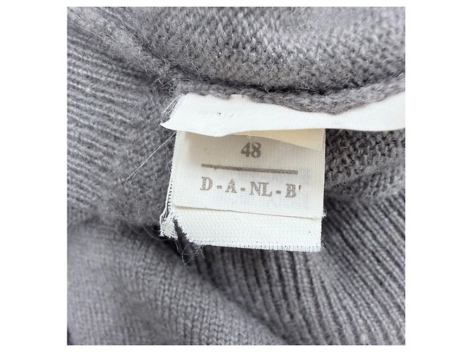 Brunello Cucinelli Kaschmir-Strickpolo Grey Braun - Ansicht 6