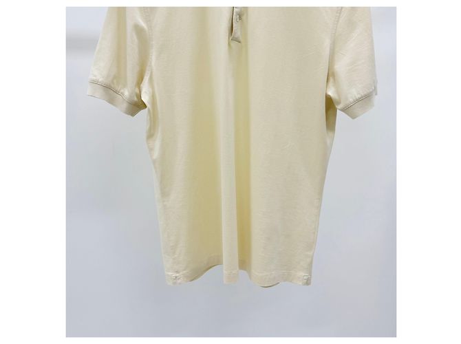 Brunello Cucinelli Baumwoll- Polo-T-Shirt Gelb - Ansicht 3