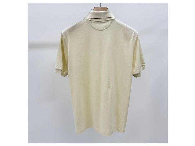 Brunello Cucinelli Baumwoll- Polo-T-Shirt Gelb - Ansicht 4