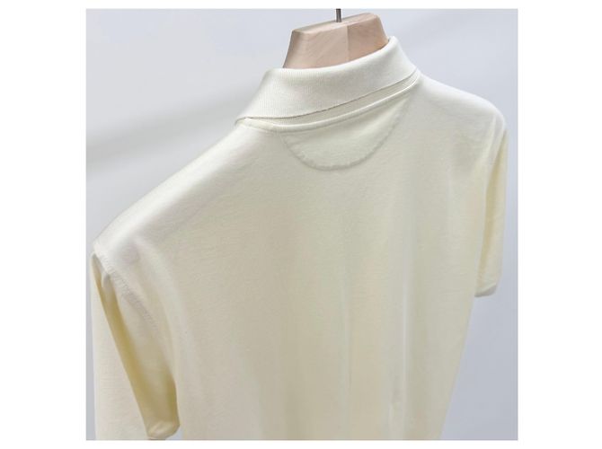 Brunello Cucinelli Baumwoll- Polo-T-Shirt Gelb - Ansicht 5