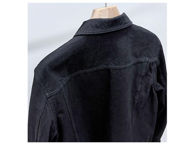 Louis Vuitton Denim Trucker Jacke Schwarz - Ansicht 5