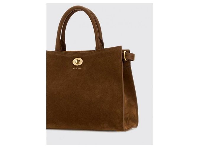 Burberry Borsa Tote Cotswolds Piccola Marrone - vista 6