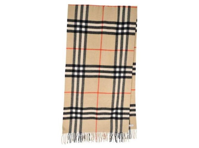 Burberry Kaschmirschal mit großen Karos Braun - Ansicht 4