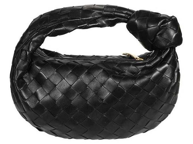 Bottega Veneta Borsa Mini Jodie Intrecciato Nero - vista 6