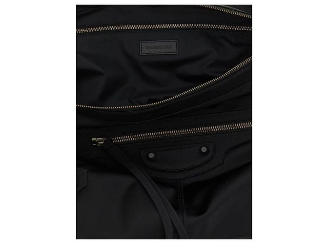 Balenciaga Decorazione City Moto Medium in Ottone Nero - vista 7