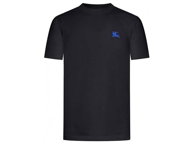 Burberry T-Shirt mit Logo auf der Brust Schwarz - Ansicht 4