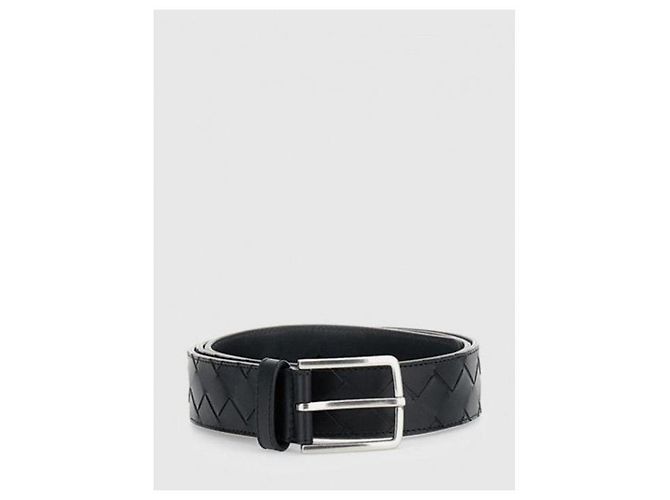 Bottega Veneta Cintura Intrecciato Nero - vista 4