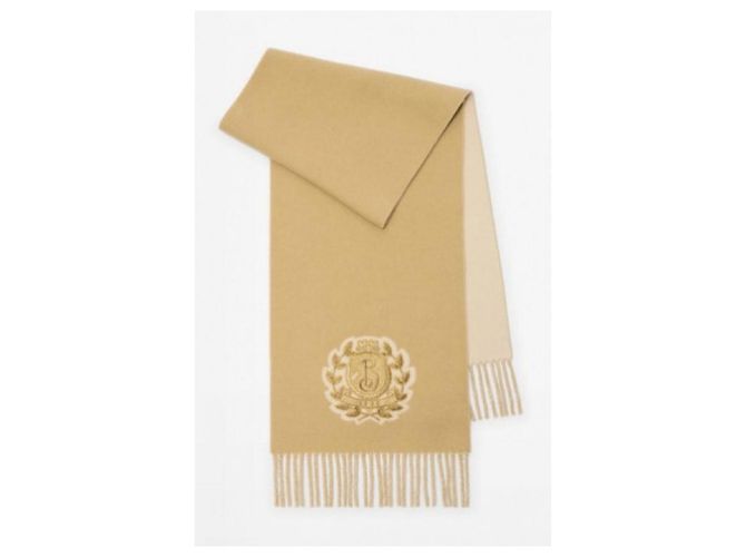 Burberry Crest Kaschmirschal Sandbeige Braun - Ansicht 5
