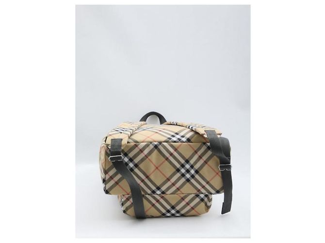 Burberry Zaino Check Marrone - vista 6
