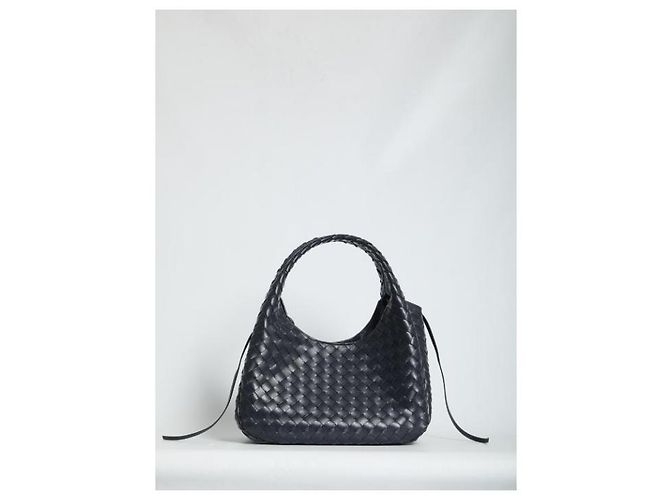 Bottega Veneta Campana Medium Tasche Blau - Ansicht 4