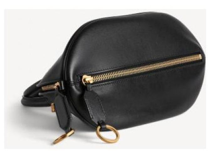 Balenciaga Borsa Bowling Bolero Mini Nero - vista 6