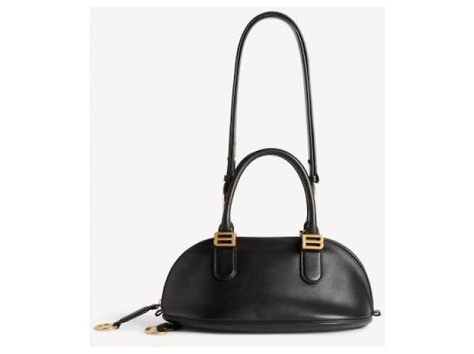 Balenciaga Borsa Bowling Bolero Mini Nero - vista 7