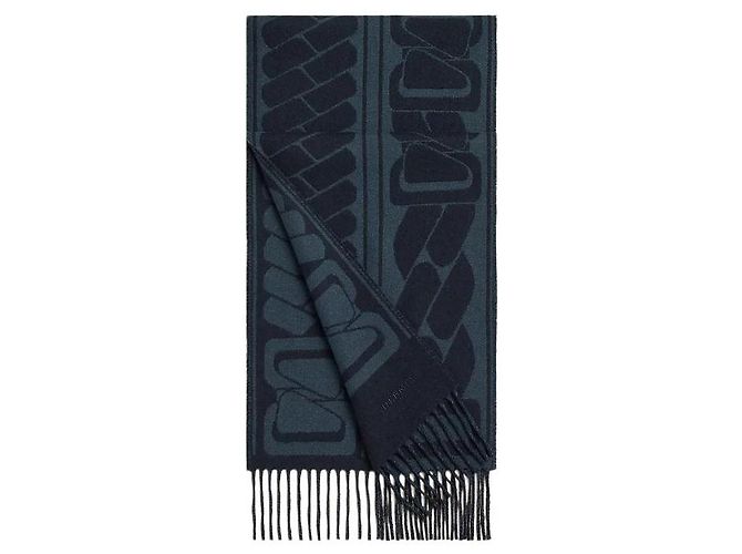 Hermès Clic, C'est Noue Scarf Marine Blue - vista 2