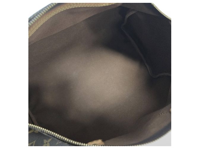 Louis Vuitton Borsa Tote Speedy in tela Monogram marrone - vista 16