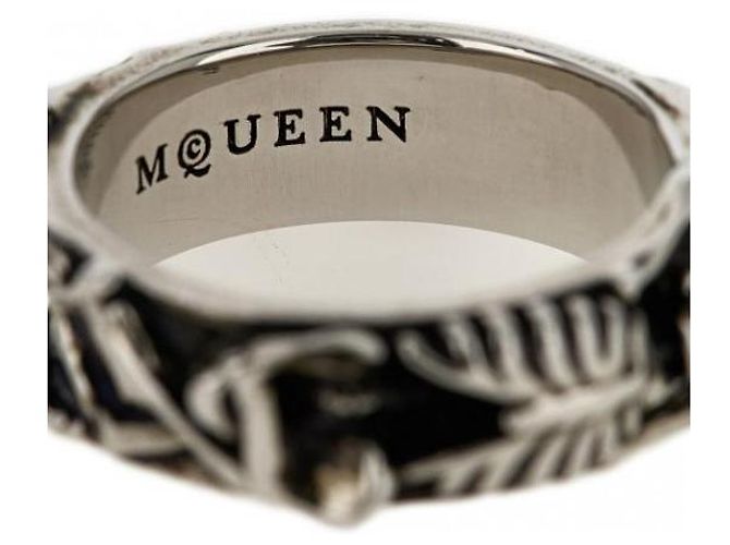 Alexander Mcqueen Tanzendes Skelett Ring Silber - Ansicht 6