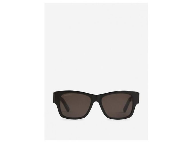 Balenciaga Occhiali da sole Max Square AF Nero - vista 4