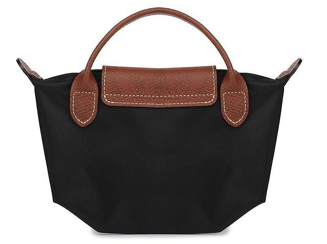 Longchamp Borsa Tote Le Pliage Original Handle Pouch Nero - vista 5