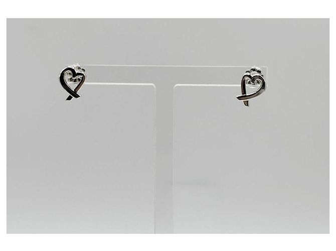 Tiffany & Co Orecchini Loving Heart Small Silver Argento - vista 10