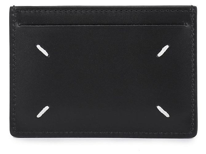 Maison Martin Margiela Stitched Card Wallet Black - view 3