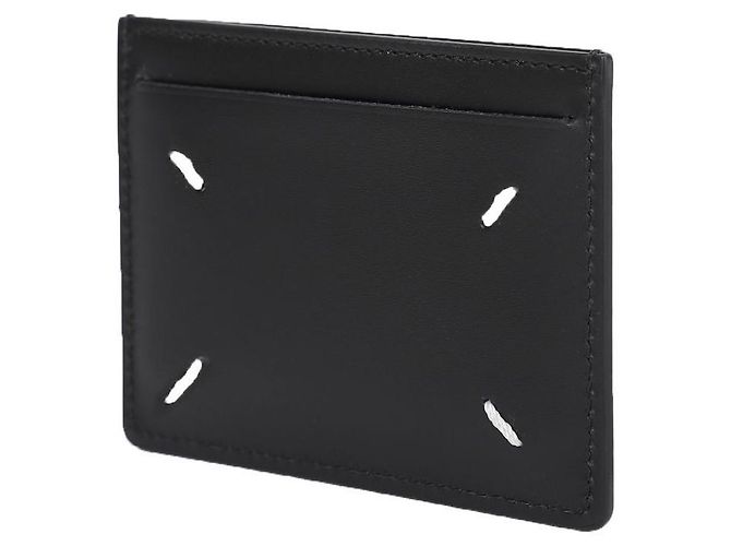 Maison Martin Margiela Stitched Card Wallet Black - view 4