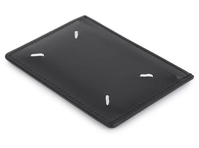Maison Martin Margiela Stitched Card Wallet Black - view 6