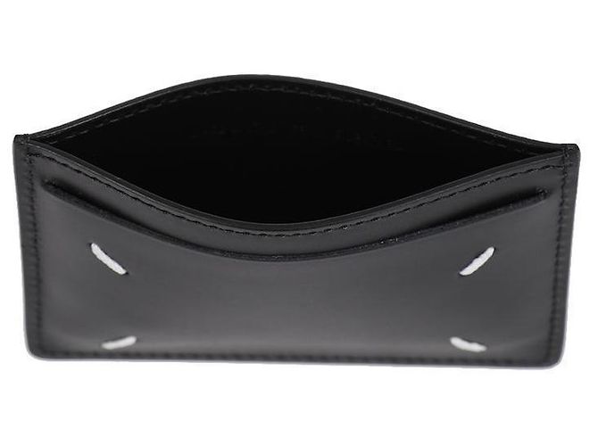 Maison Martin Margiela Stitched Card Wallet Black - view 7