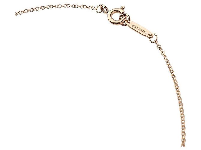 Tiffany & Co Collana con pendente Atlas in oro rosa e diamanti - vista 6