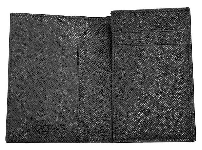 Montblanc Porta-cartões Carteira Sartorial Leather Black Preto - vista 11