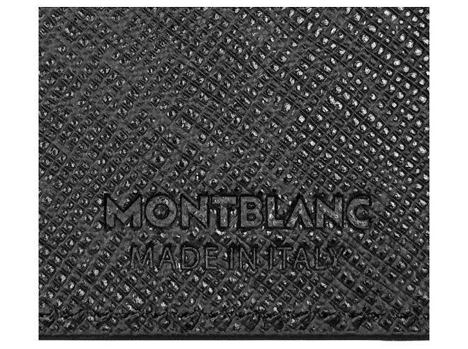 Montblanc Porta-cartões Carteira Sartorial Leather Black Preto - vista 14