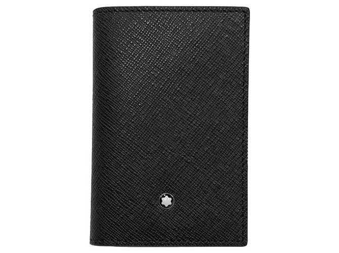 Montblanc Porta-cartões Carteira Sartorial Leather Black Preto - vista 8